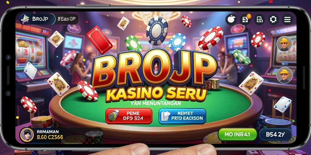 Tampilan gameplay Kasino yang menarik dari BROJP.