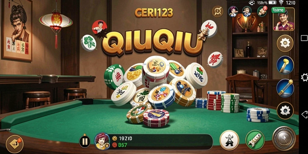 Gameplay QiuQiu menarik dalam CERI123.