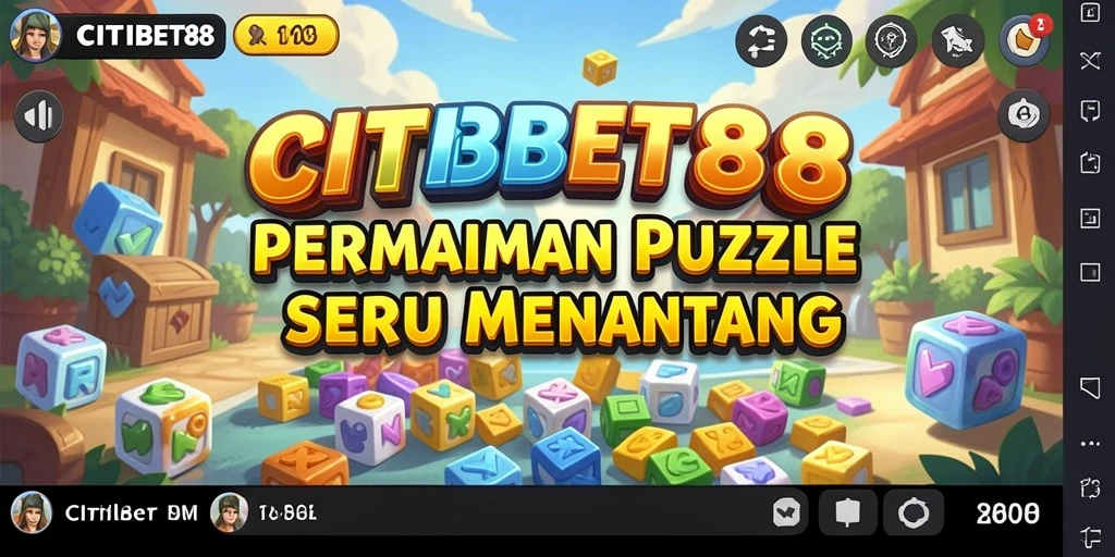Tampilan gameplay seru dalam CITIBET88 dengan puzzle menantang
