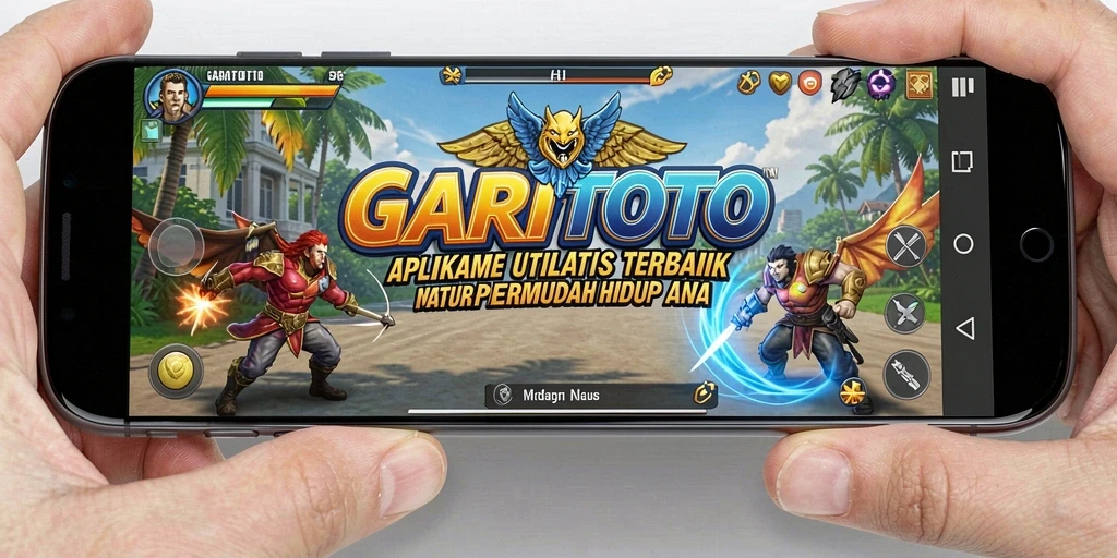 Tampilan antarmuka utama GARITOTO dengan berbagai fitur utilitas.