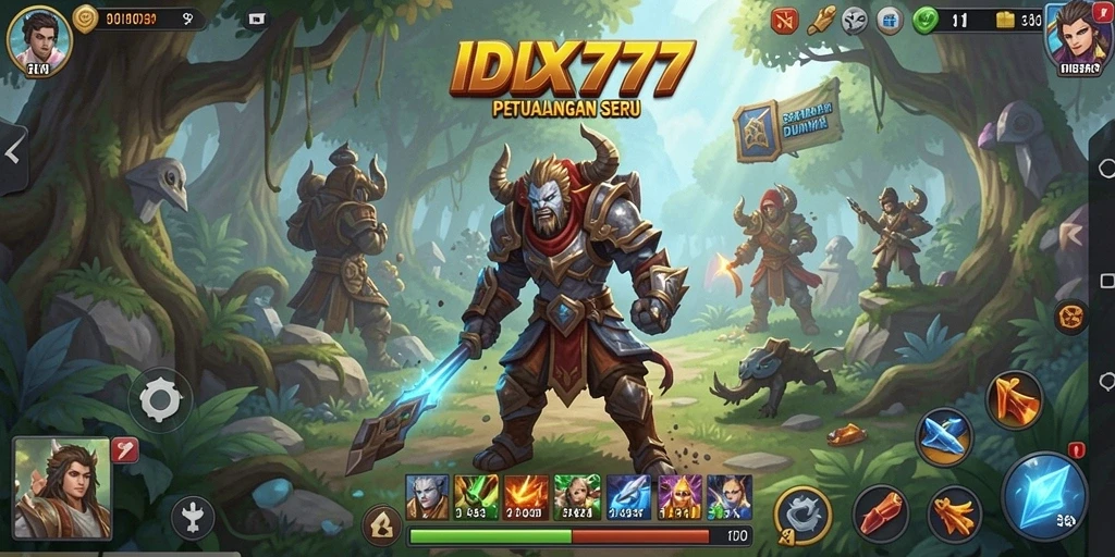 Tampilan gameplay <strong>IDX777</strong> yang menakjubkan dalam dunia RPG.