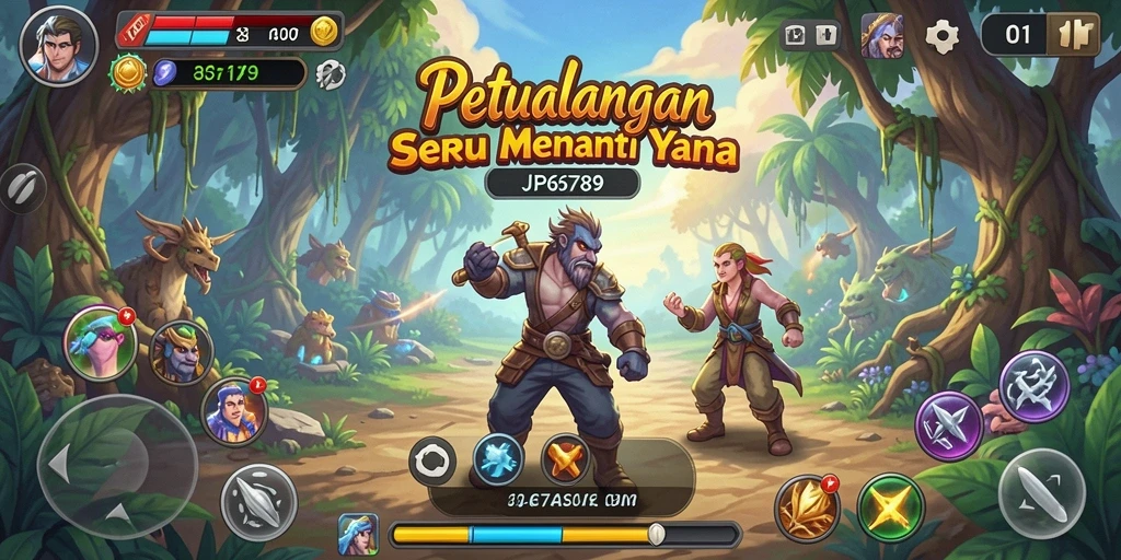 Gameplay menakjubkan dari JP6789 dalam petualangan yang seru.