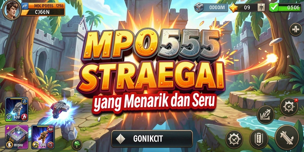 Tampilan gameplay menarik dari MPO555 dengan strategi SLG yang mendalam.