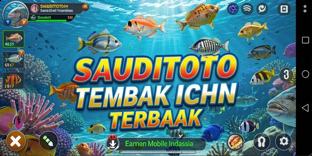 Gameplay seru menembak ikan di SAUDITOTO.