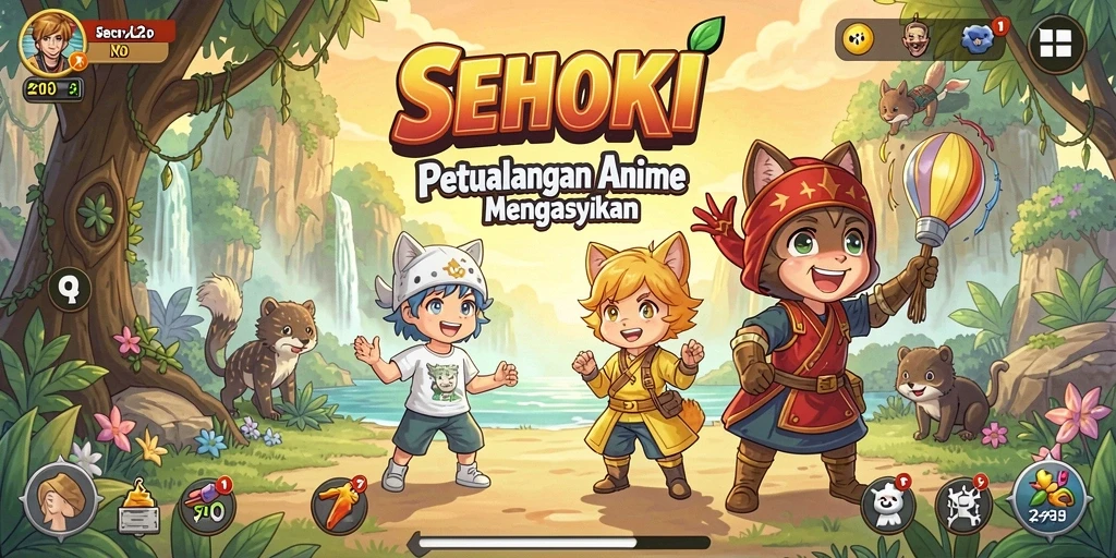 Tampilan gameplay SEHOKI yang seru dan menakjubkan.