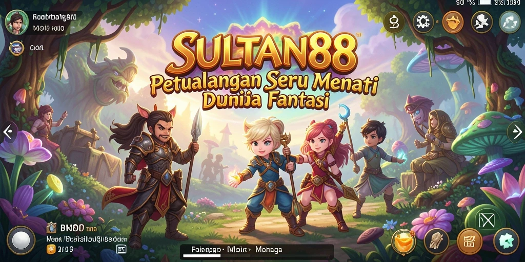 Screenshot utama menampilkan aksi seru dalam petualangan SULTAN88.
